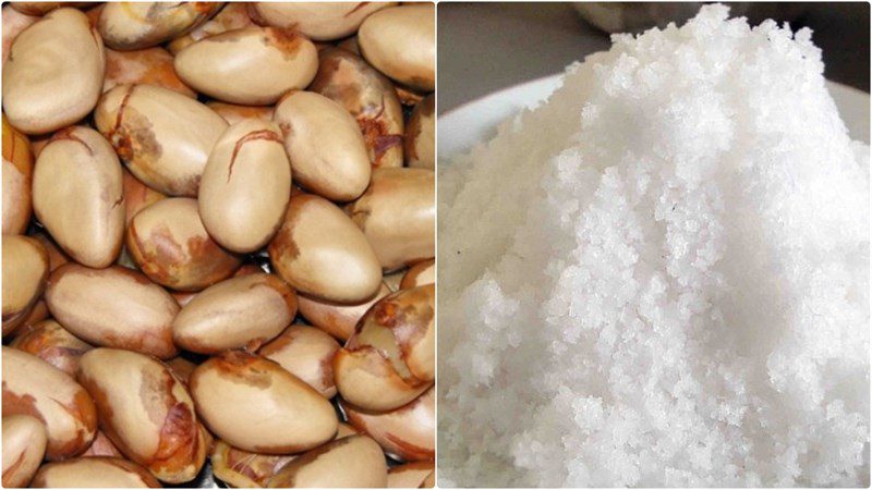 Ingredients for roasted jackfruit seeds