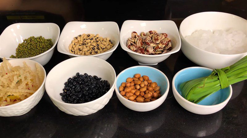 Ingredients for mixed dessert