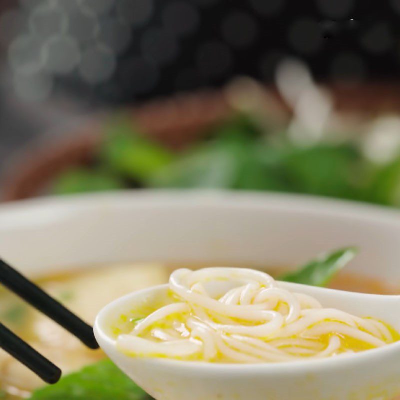 Step 8 Final Product of Nha Trang Fish Cake Noodles