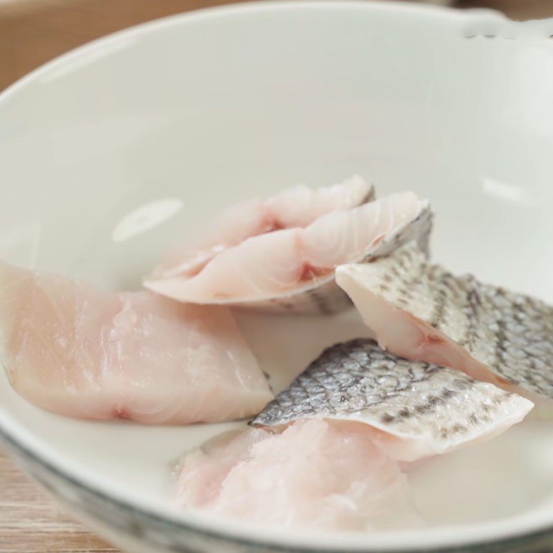 Step 1 Prepare the fish for Bun cha ca Nha Trang