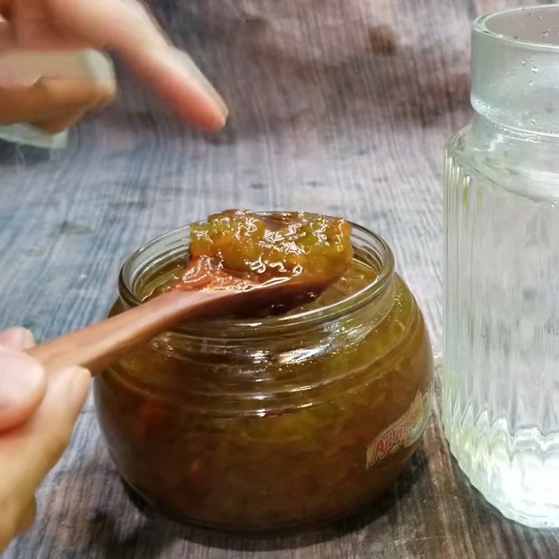 Step 5 Final product Grapefruit honey syrup