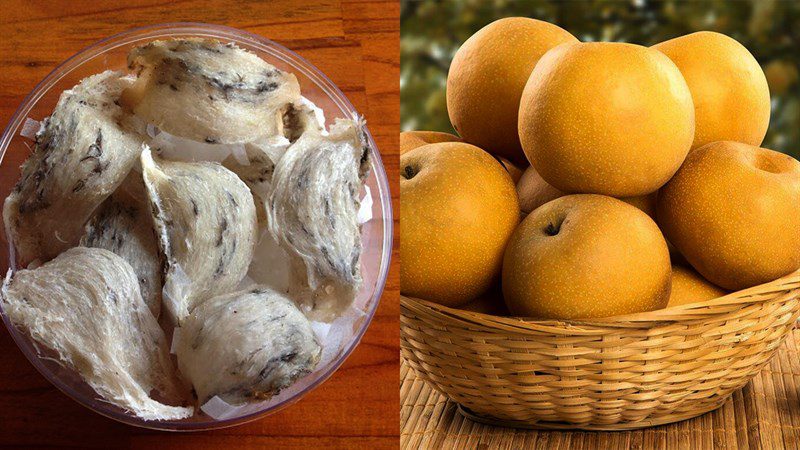 Ingredients for Stewed Bird's Nest with Rock Sugar