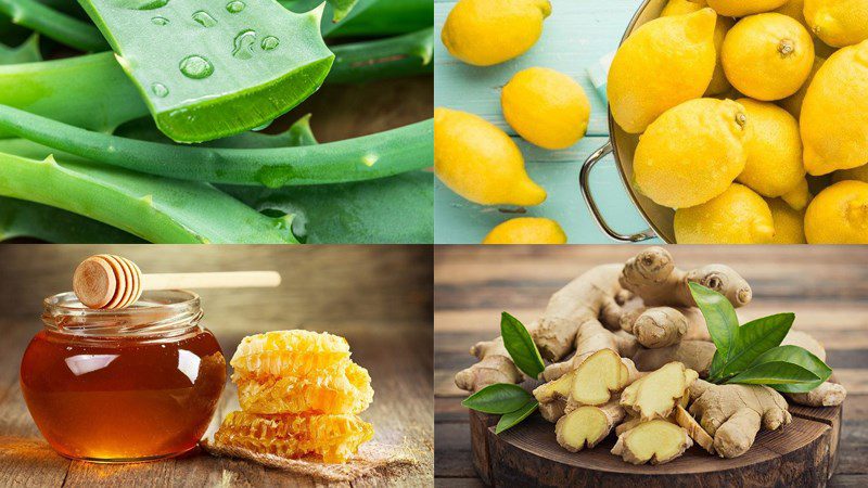Ingredients for Aloe Vera Juice