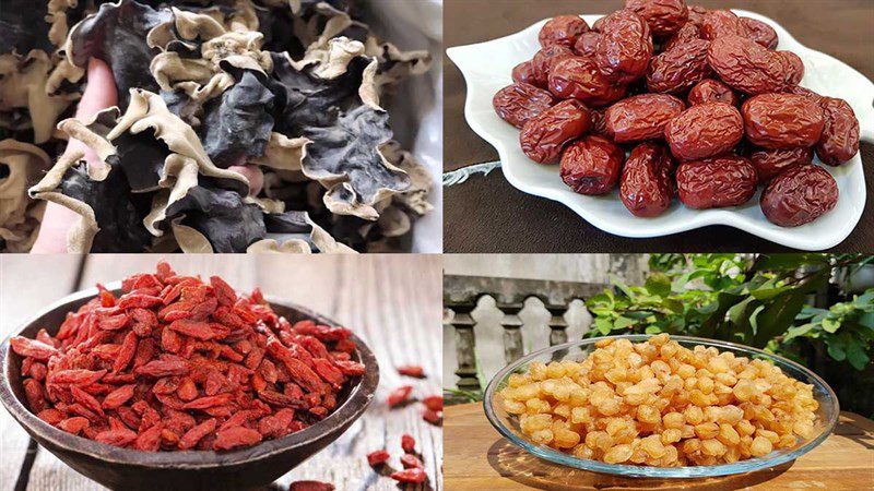 Ingredients for cooling herbal drink