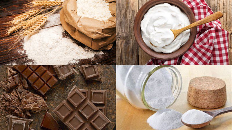 Ingredients for doremon pancakes - dorayaki pancakes without baking powder and eggs