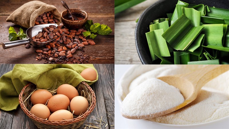 Ingredients for multi-layered jelly flan