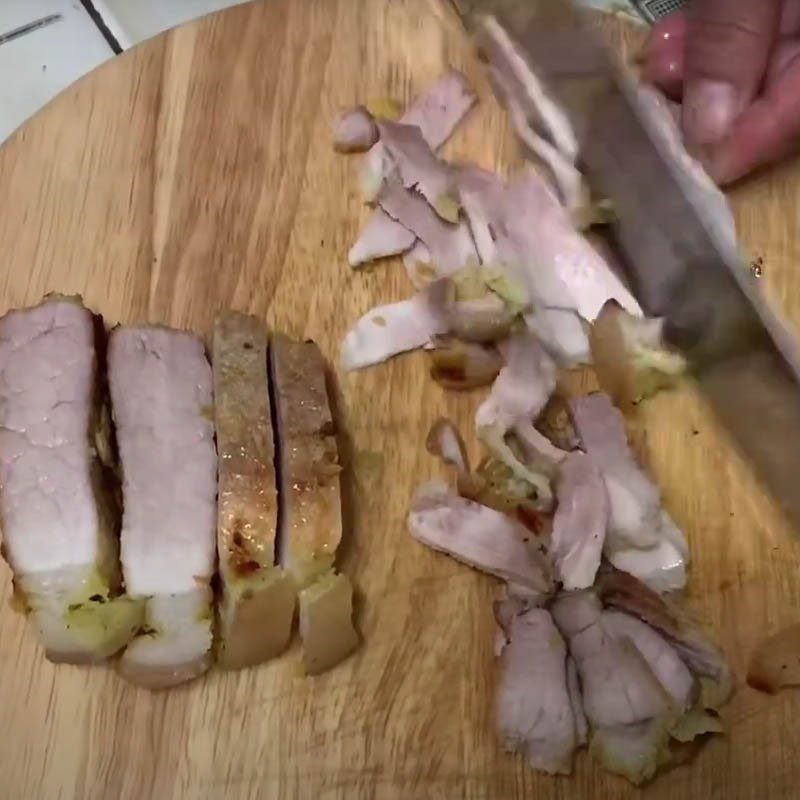 Step 3 Grilled meat Grilled pork
