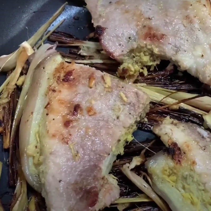 Step 3 Grilled meat Grilled pork