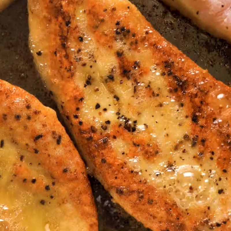 Step 3 Pan-seared chicken breast Honey-glazed chicken breast