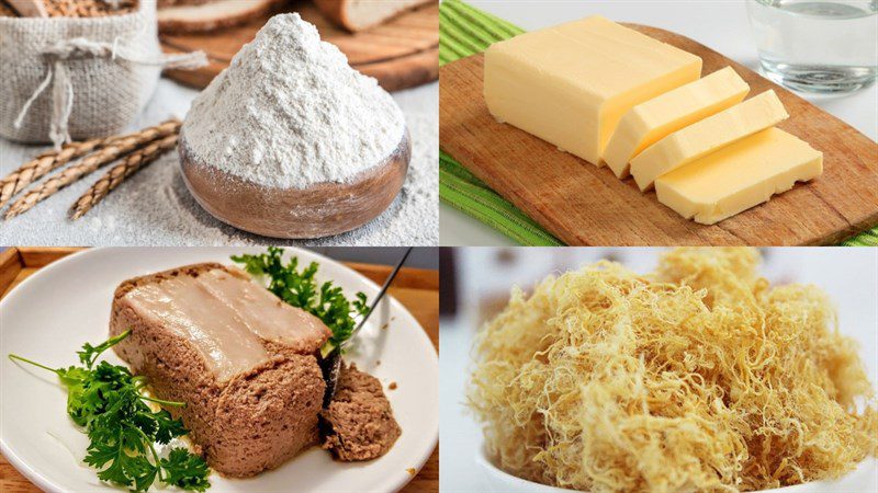 Ingredients for Saigon stick bread