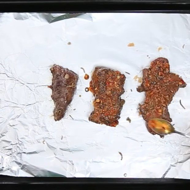 Step 4 Grilled Beef Grilled Beef with Satay in Foil