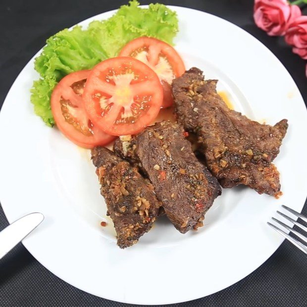 Step 5 Final Product Grilled Beef with Satay in Foil