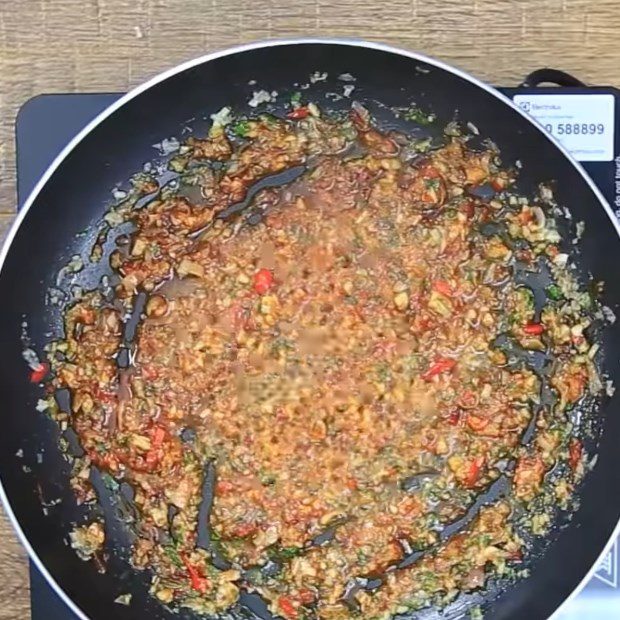 Step 2 Marinade sauce for grilled beef with satay in foil