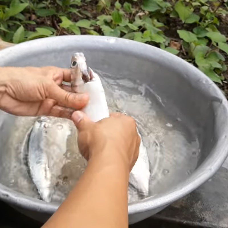 Step 1 Prepare the fish Grilled Mackerel with Chili and Lemon Salt
