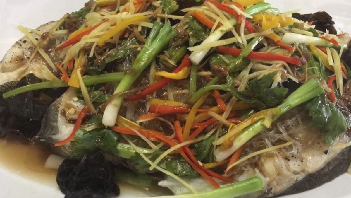 2 Ways to Make Delicious and Chewy Steamed Sole with Soy Sauce and Steamed Glass Noodles 21 Steamed Flatfish with Vermicelli