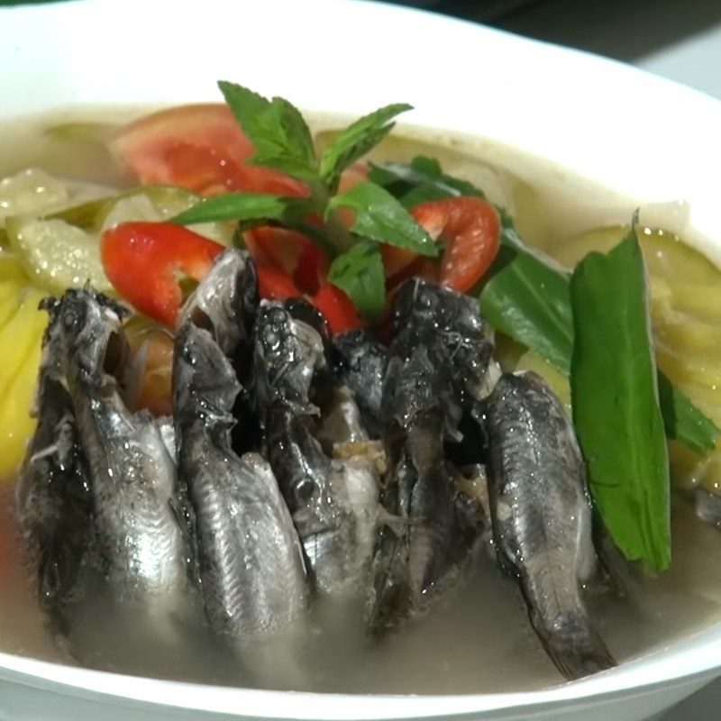 Step 5 Final product Sour fish soup with sour bamboo shoots