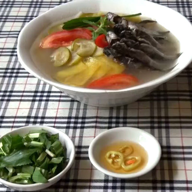 Step 5 Final product Sour fish soup with sour bamboo shoots