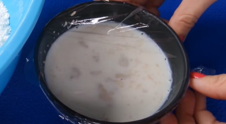Step 1 Soaking the Yeast for Vegetarian Buns