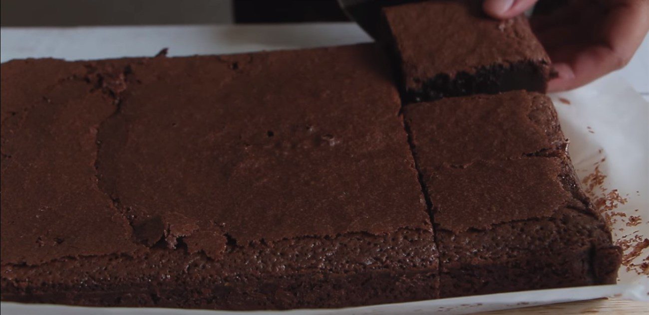 Step 3 Baking Brownie Chocolate Cake