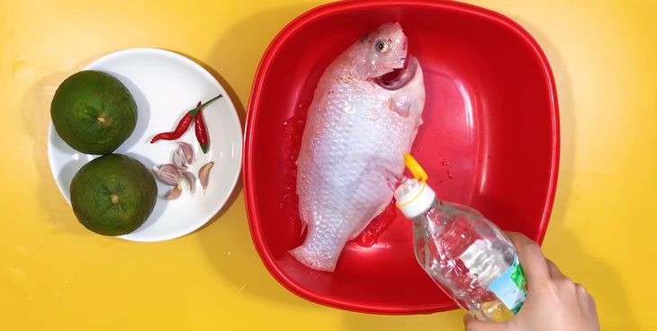 Step 1 Prepare and Marinate the Fish Red Snapper with Orange Sauce