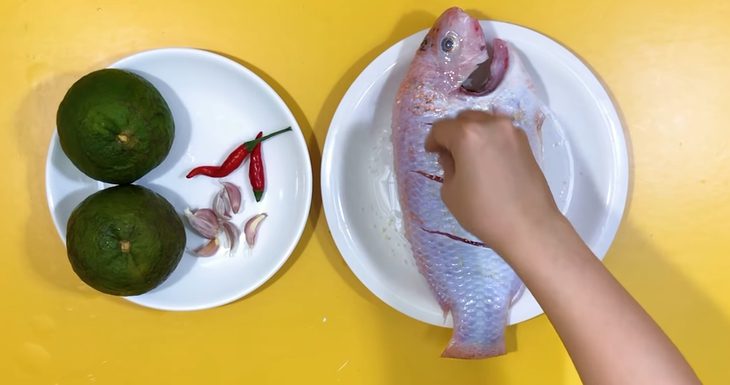 Step 1 Prepare and Marinate the Fish Red Snapper with Orange Sauce