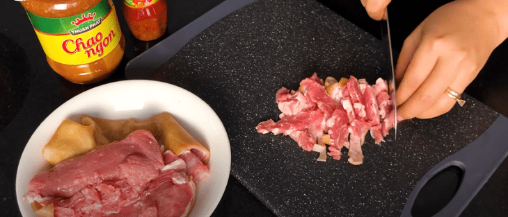 Step 1 Prepare Goat Meat Grilled Goat with Fermented Bean Sauce