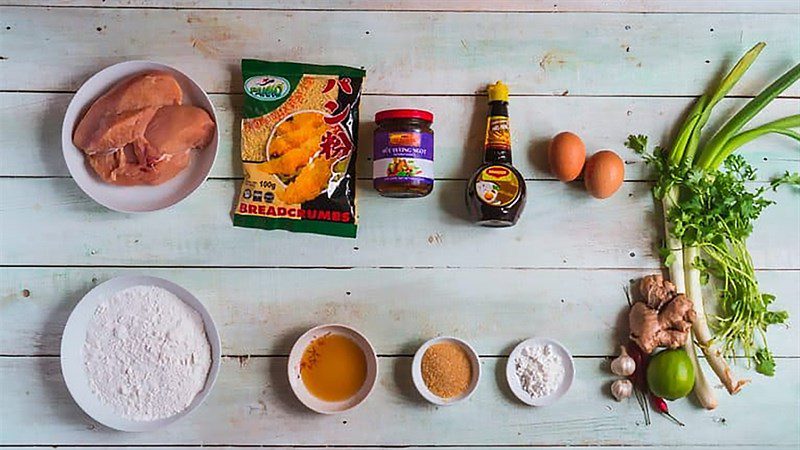 Ingredients for Gà tướng tả