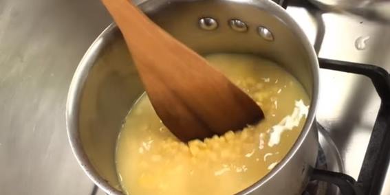 Step 2 Cooking Corn Milk Fresh Corn Milk Ice Cream