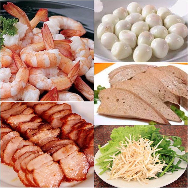 Step 1 Prepare the ingredients for Sa Dec Hu Tieu