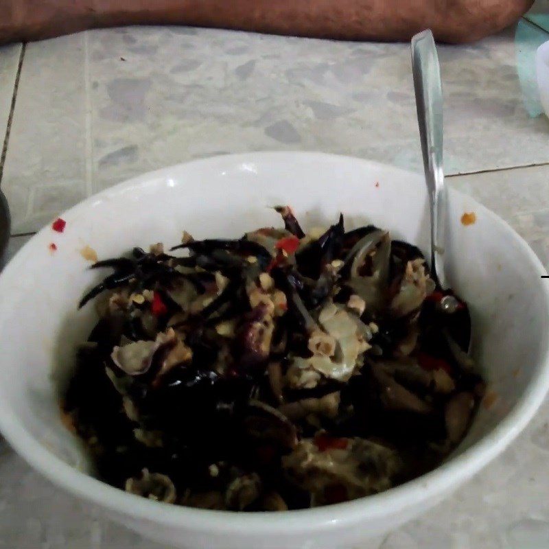 Step 7 Final product Crab sauce