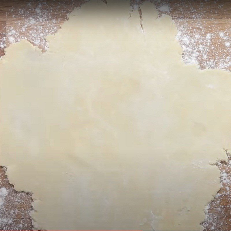 Step 4 Rolling out the dough for Vegan Apple Pie