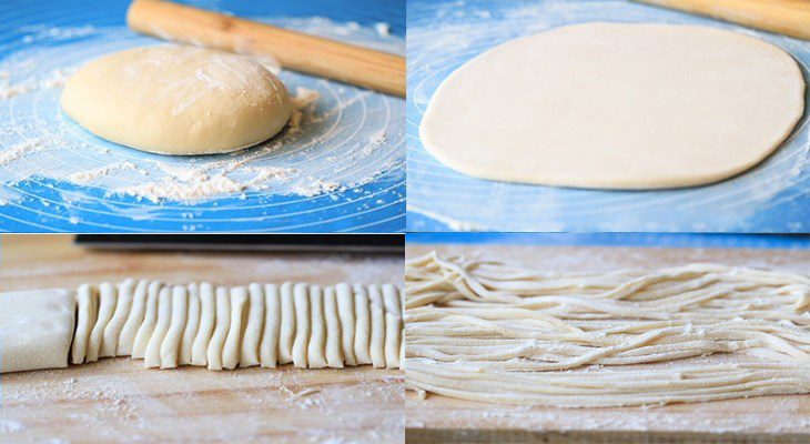 Step 2 Cut the noodles Fresh Noodles