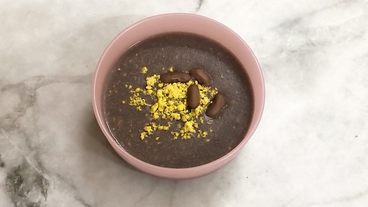 2 Ways to Cook Delicious and Easy Red Bean Porridge for Baby Weaning 18 Red Bean Porridge with Egg and Su Su