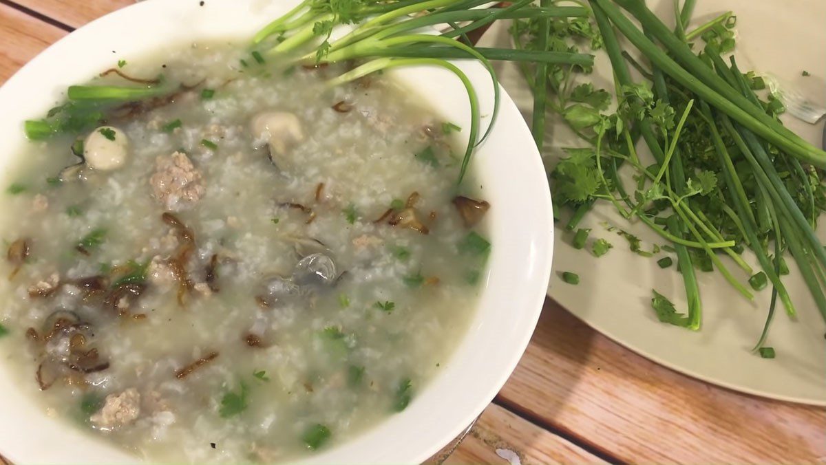 2 Simple and Delicious Ways to Cook Oyster Porridge with Mung Beans and Minced Meat Rich in Nutrients 20 Minced oyster porridge