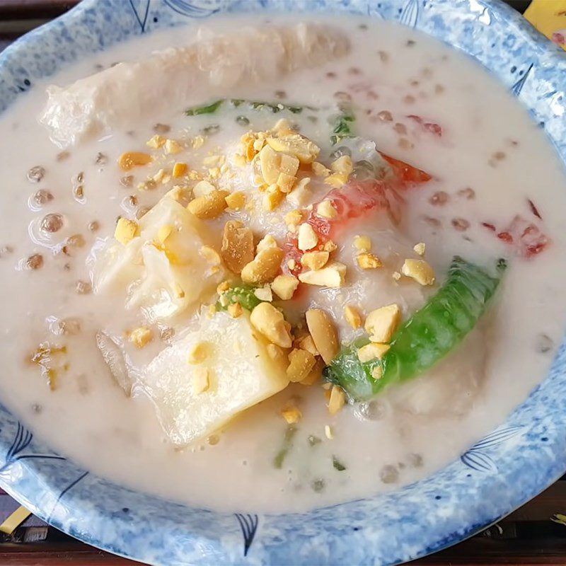 Step 4 Completion Banana pudding steamed cassava