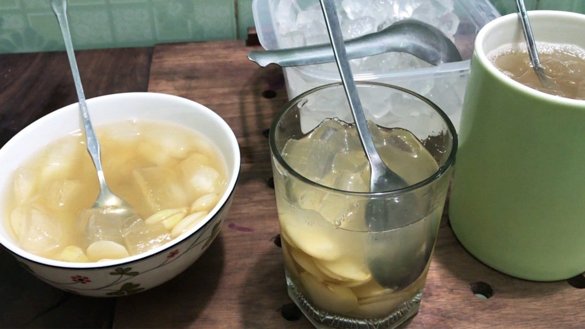 Mung Bean and Aloe Vera Dessert