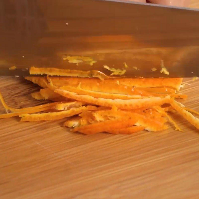 Step 1 Cut the orange peel Green Bean Che