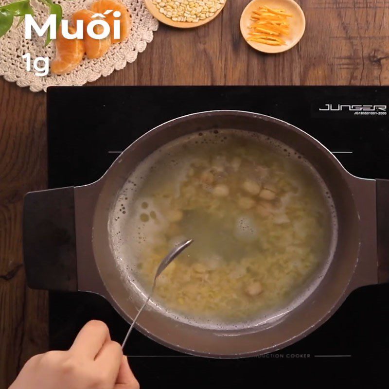 Step 4 Cook dessert Che luc tau xa