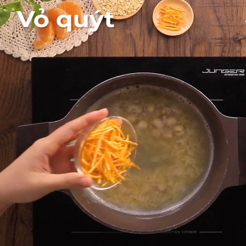 Step 4 Cook dessert Che luc tau xa