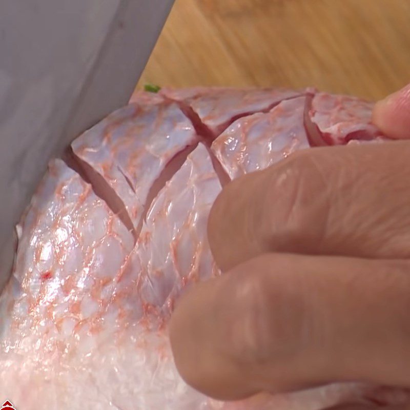 Step 2 Fry the fish Fried Red Tilapia with Mushroom Sauce