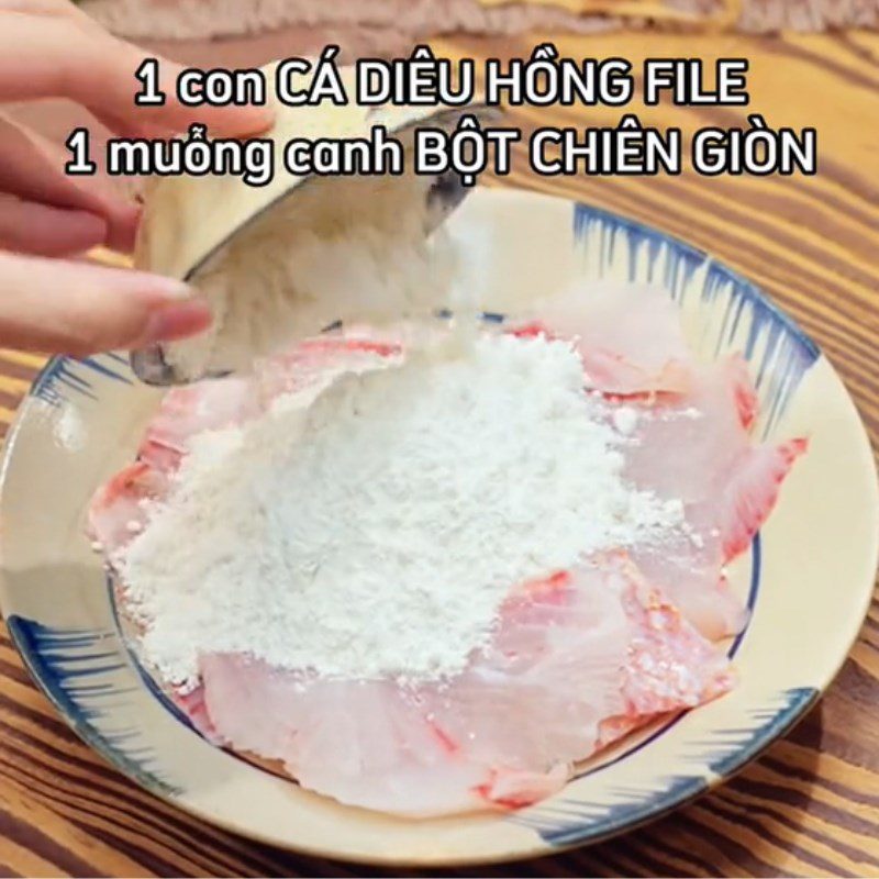 Step 3 Fried Fish Red Tilapia Fried with Hong Kong Salt
