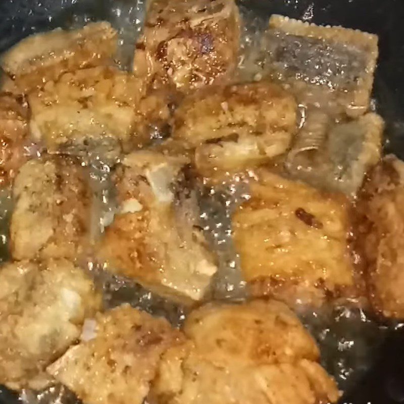 Step 3 Frying Stingray Fried Stingray with Fish Sauce