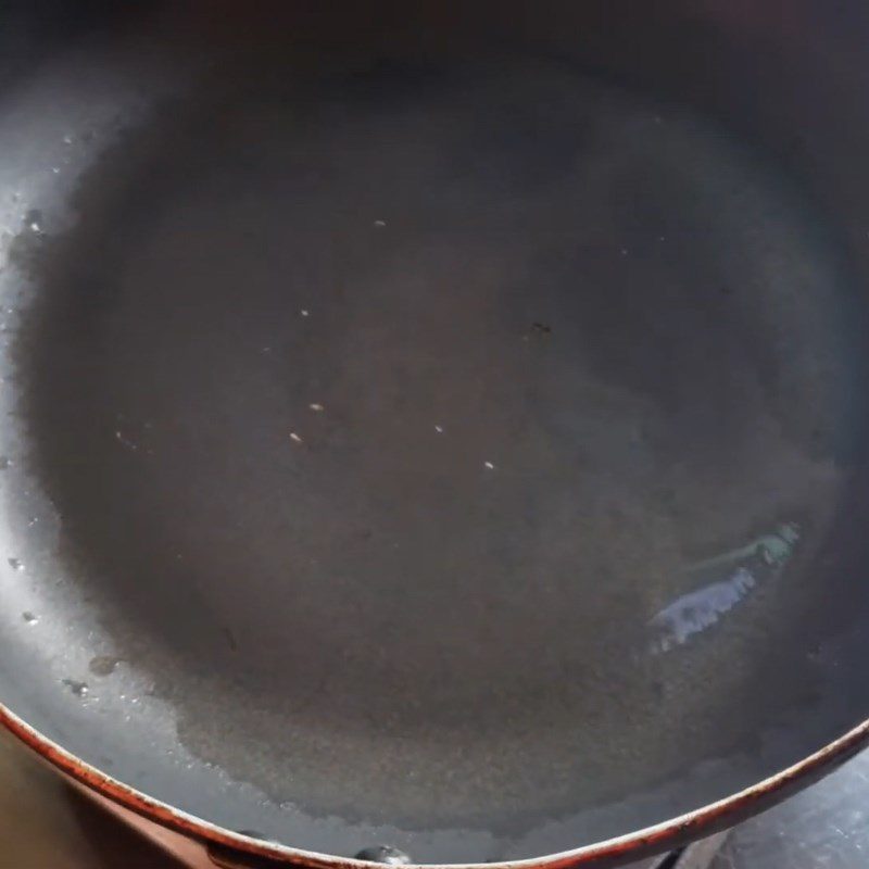 Step 3 Frying eggs vegetarian fried eggs from tofu