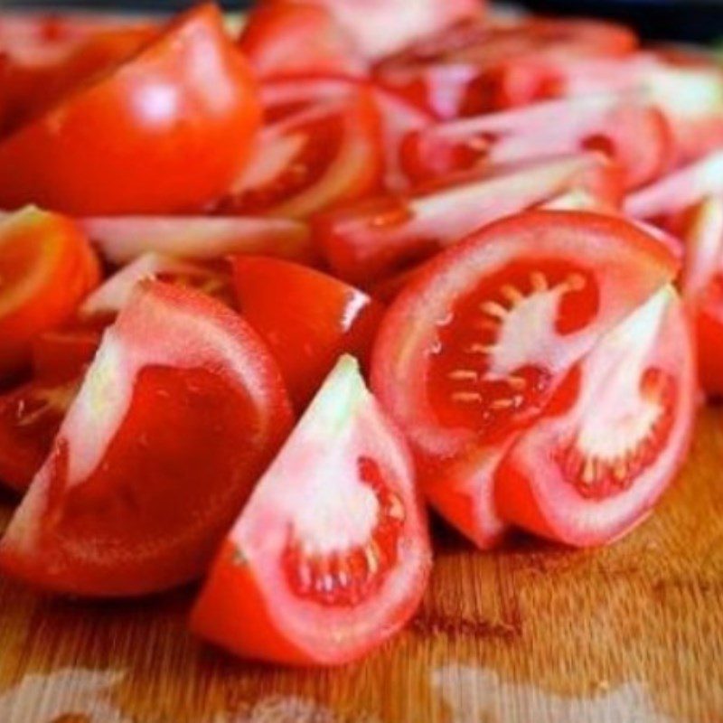 Step 1 Prepare ingredients for Spicy and Sour Clam Noodles (Recipe shared from Tiktok Cooking with TasteVN)