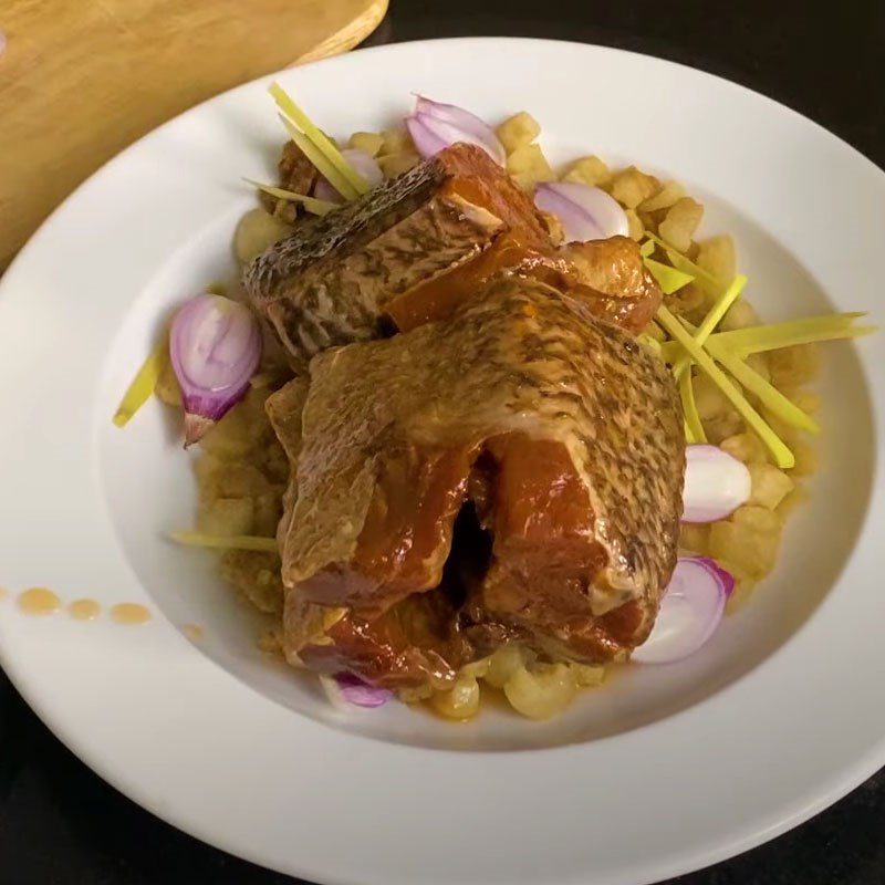 Step 3 Prepare the fish sauce steaming bowl Snakehead fish sauce steamed with pork fat