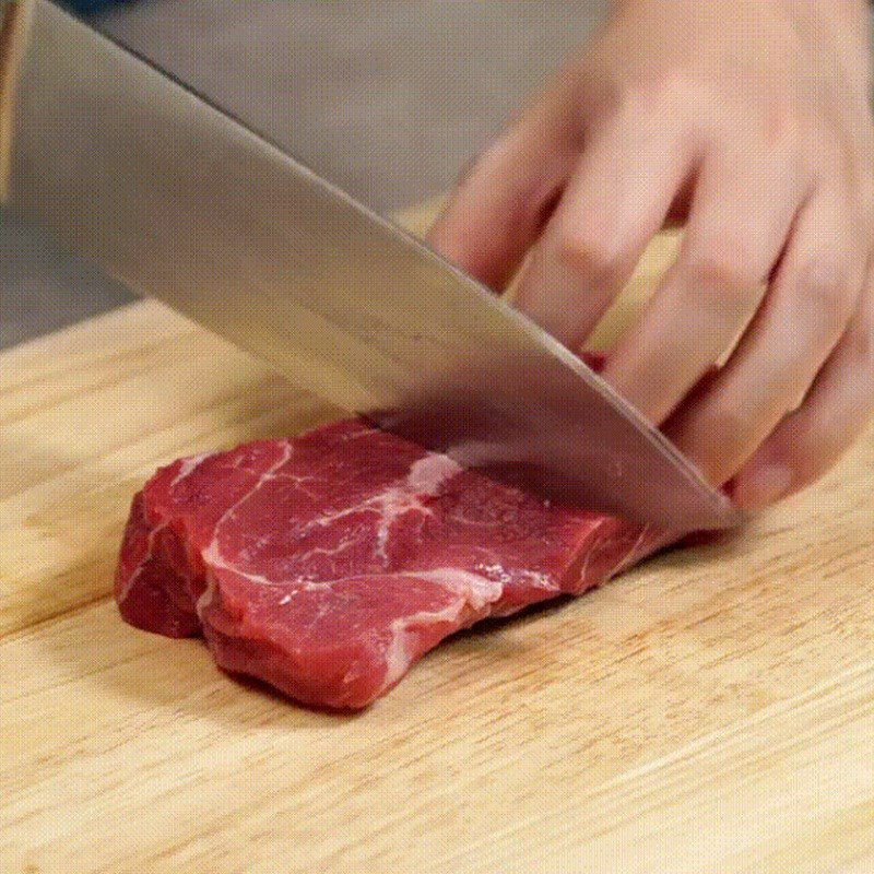 Step 1 Prepare the beef for Pan-fried Beef Rice Balls
