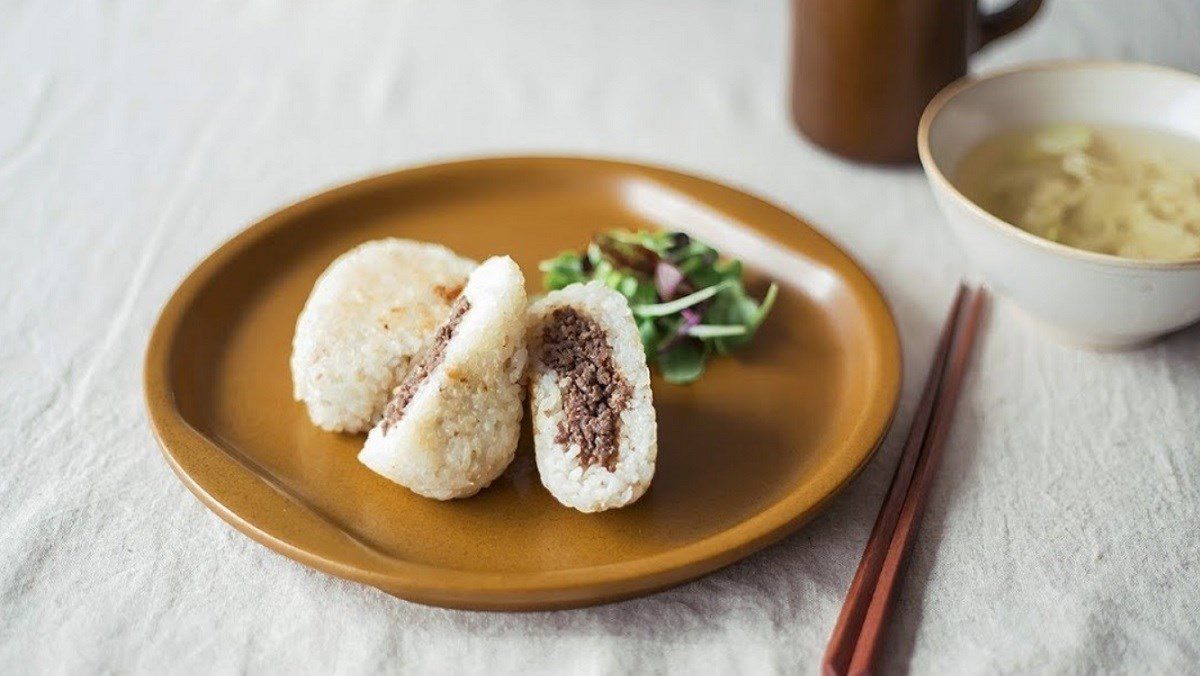 Stir-Fried Beef Rice Balls