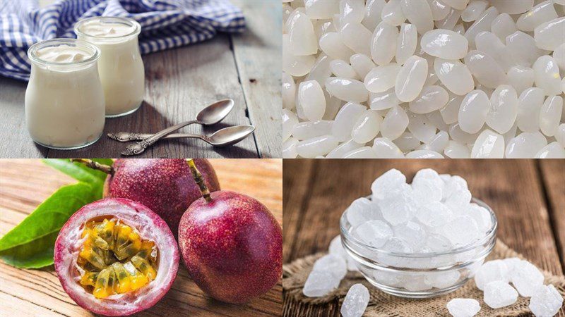 Ingredients for the dish yogurt with dac seeds