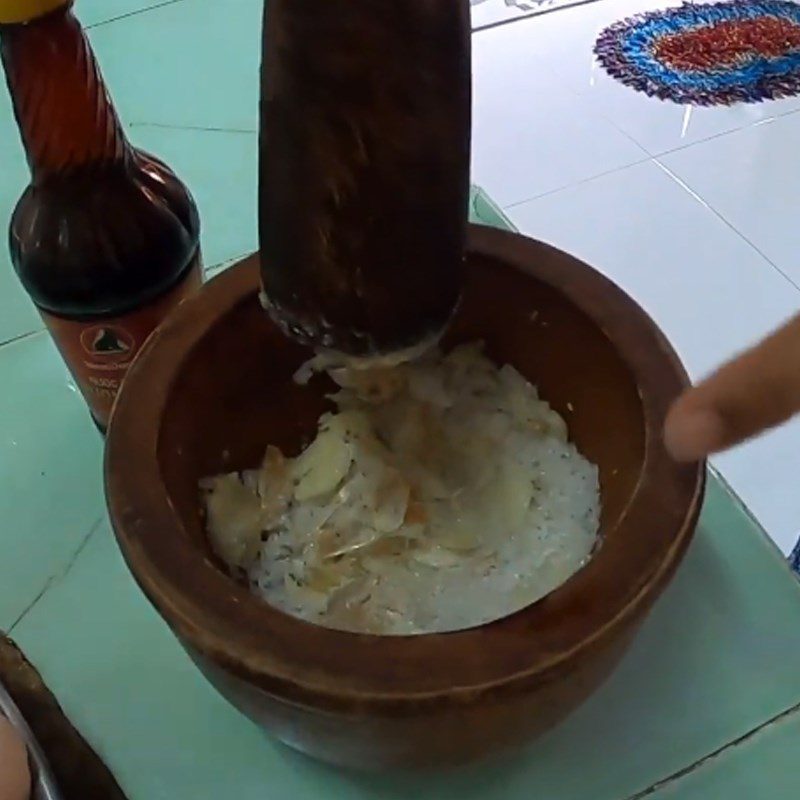 Step 3 Pounding Spices and Marinating the Pork Leg Northern Style Pork Leg