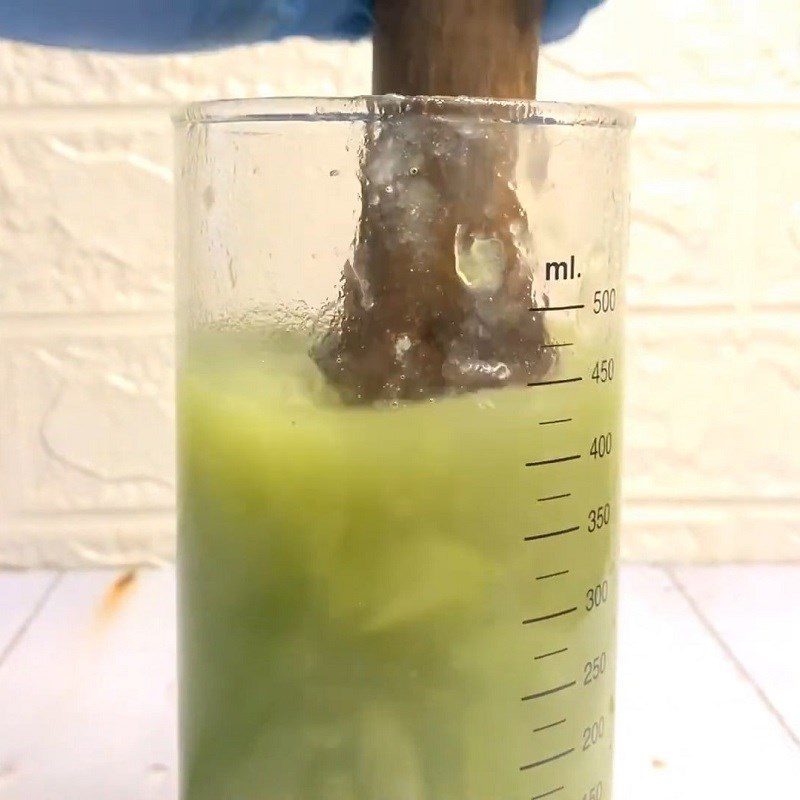 Step 2 Mash and strain the melon Melon Juice
